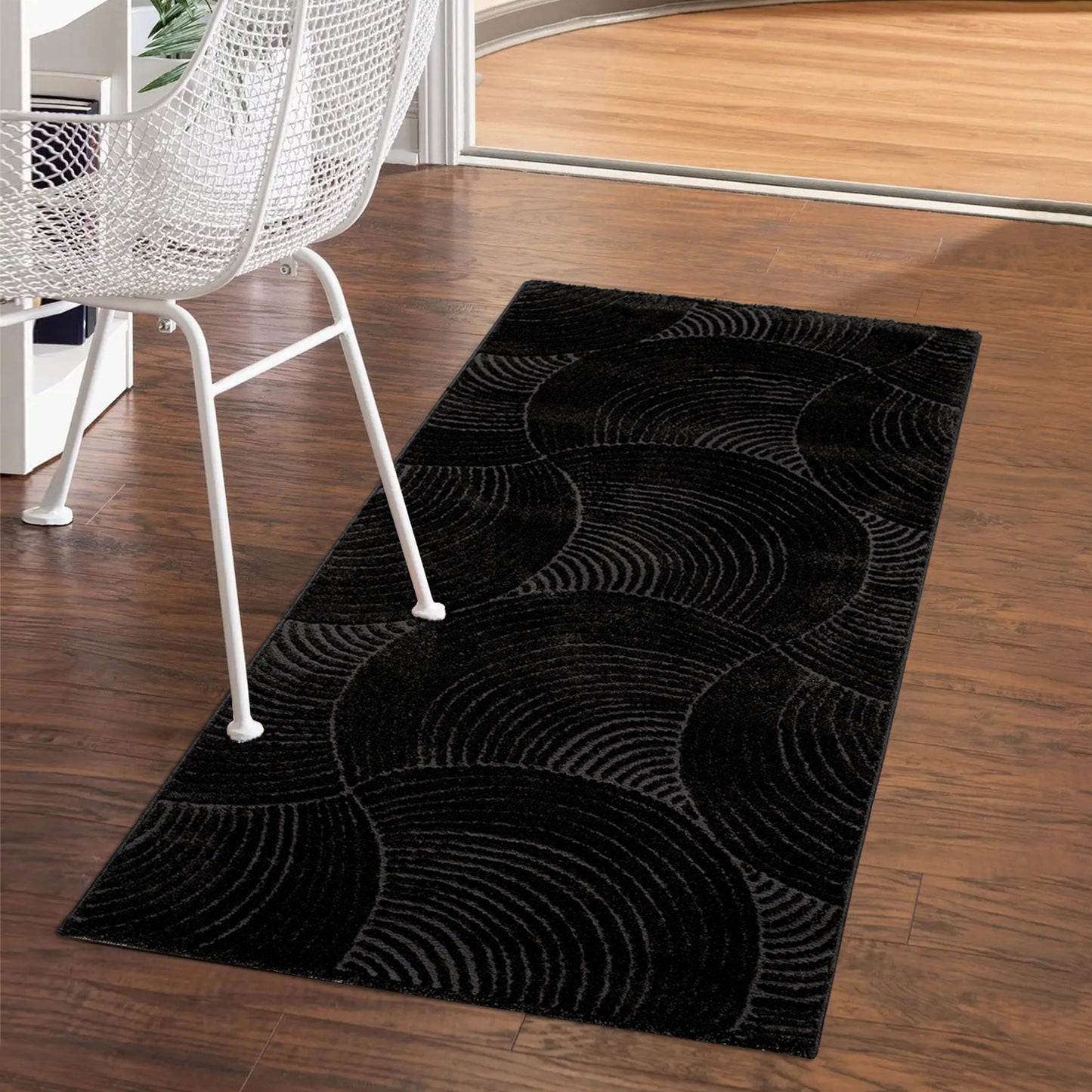 Lovely 647 anthrazit / Moderner hochwertiger Designer Teppich