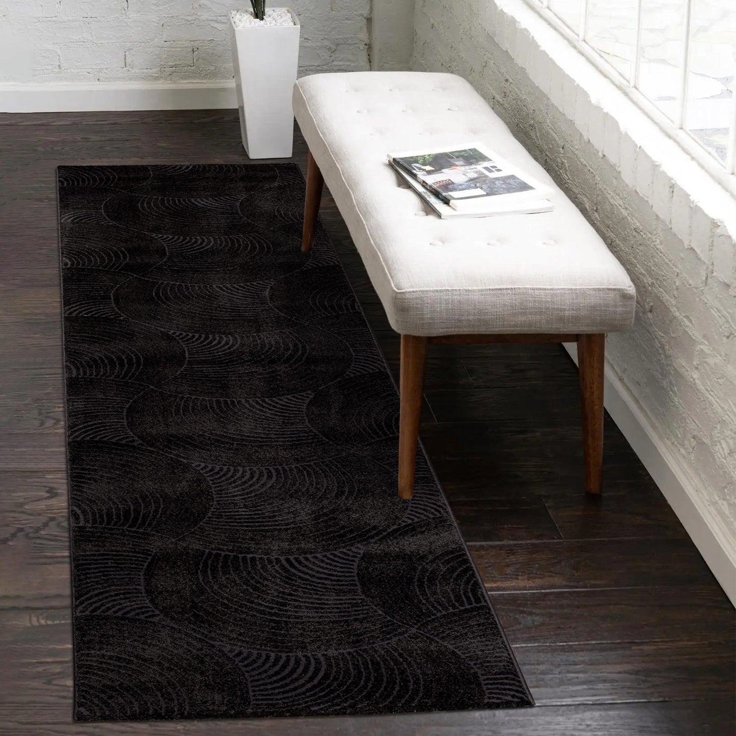 Lovely 647 anthrazit / Moderner hochwertiger Designer Teppich