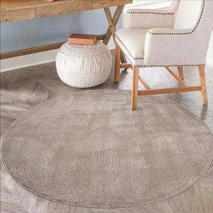 Lovely 647 beige / Moderner hochwertiger Designer Teppich