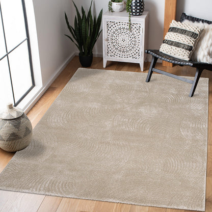 Lovely 647 beige / Moderner hochwertiger Designer Teppich