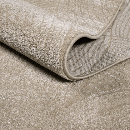 Lovely 647 beige / Moderner hochwertiger Designer Teppich