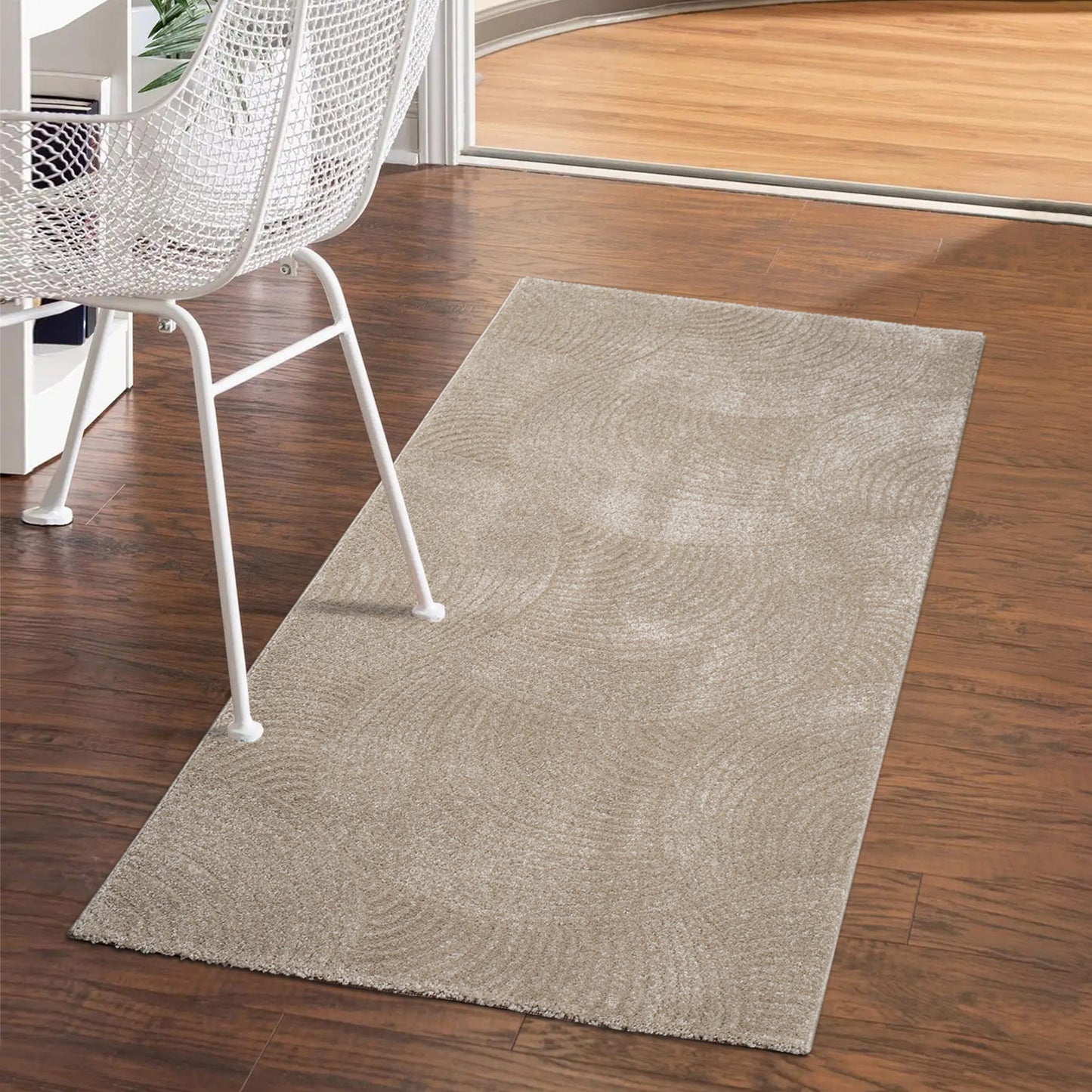 Lovely 647 beige / Moderner hochwertiger Designer Teppich