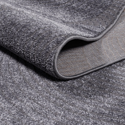 Lovely 647 grau / Moderner hochwertiger Designer Teppich