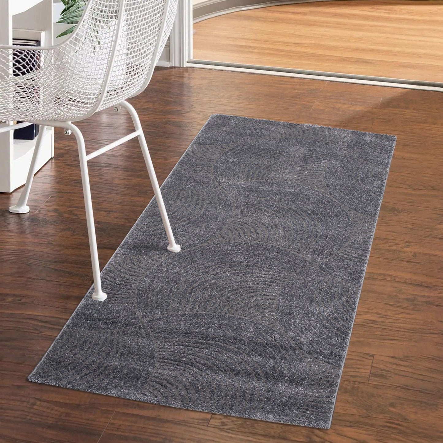 Lovely 647 grau / Moderner hochwertiger Designer Teppich