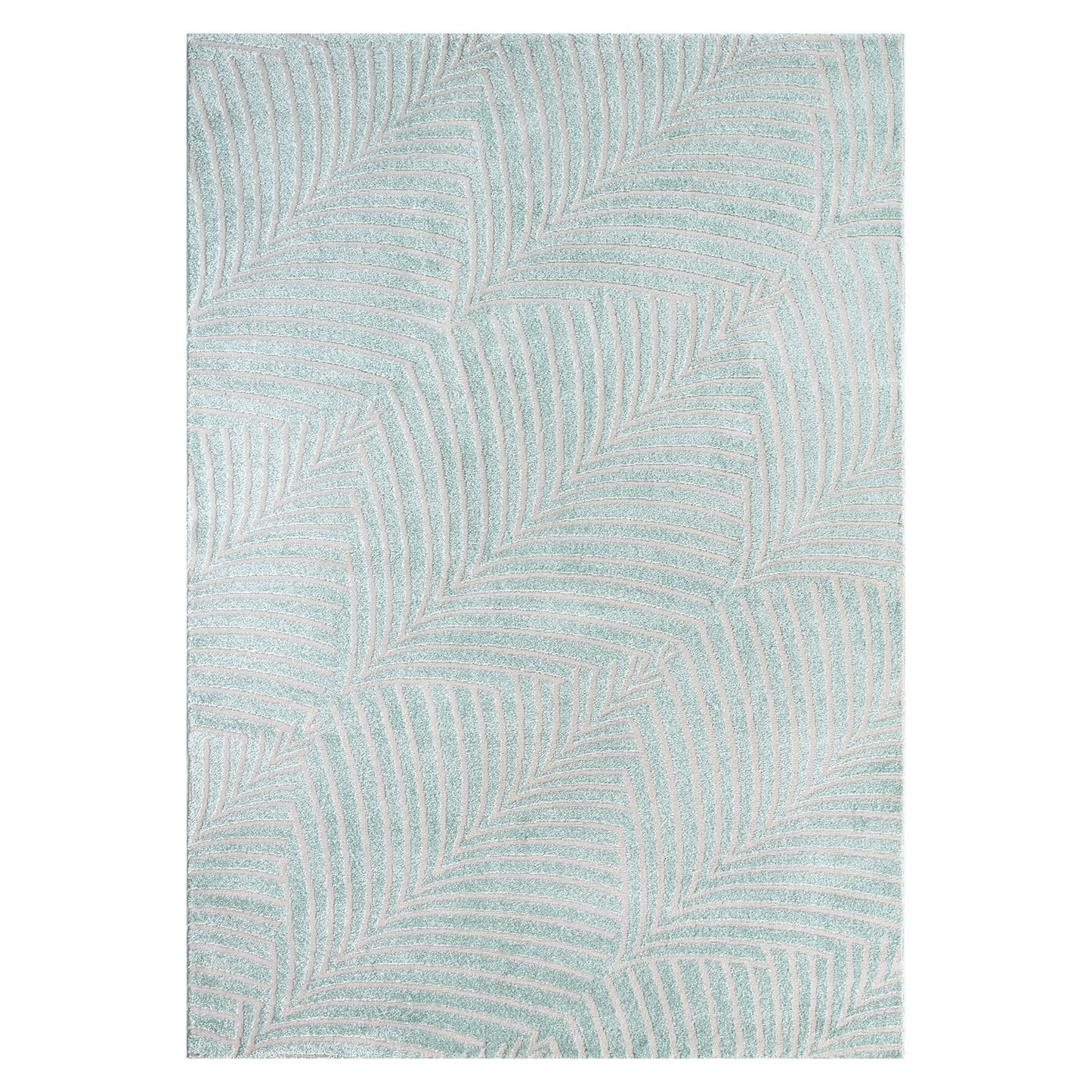 Lovely 648 grün/türkis / Moderner hochwertiger Designer Teppich