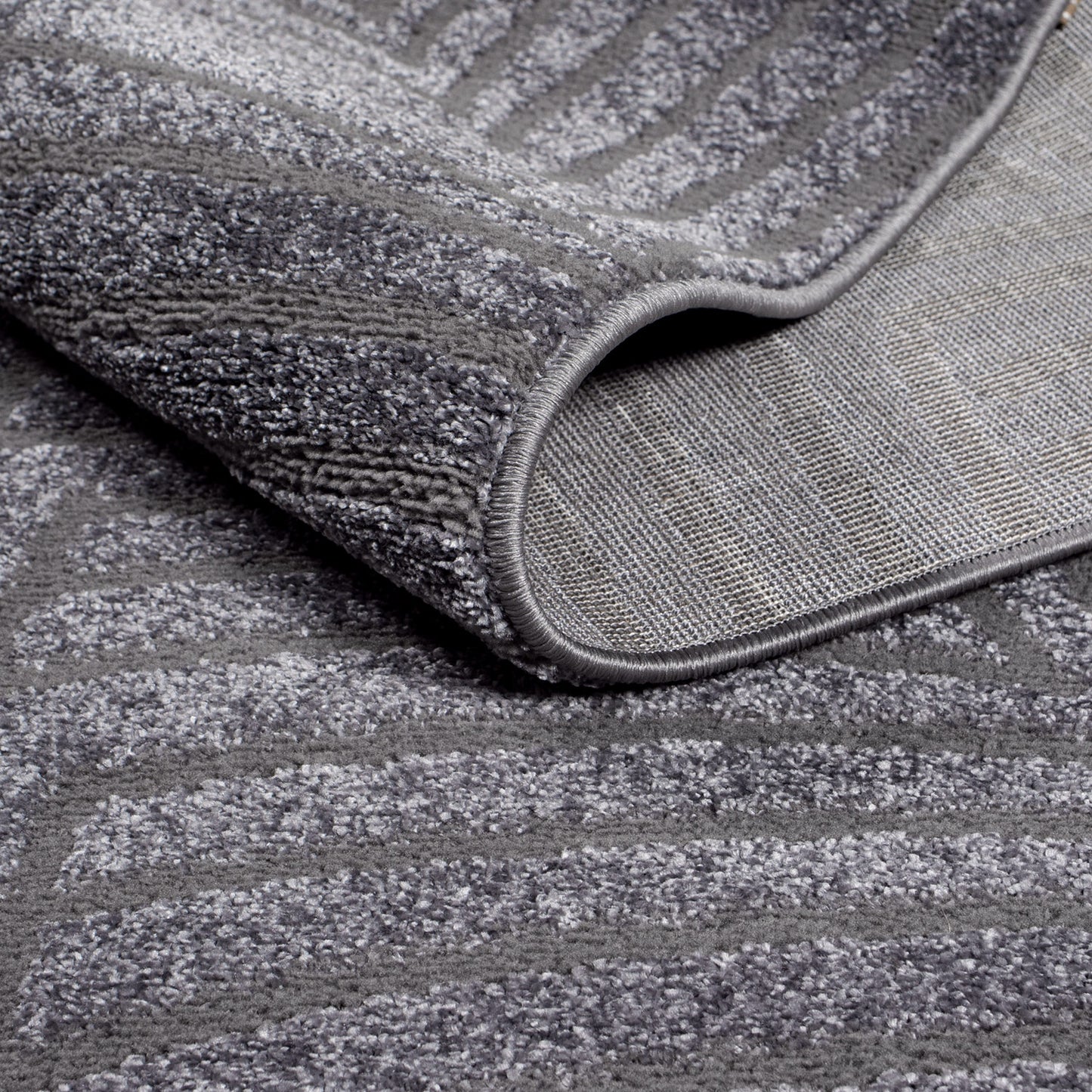 Lovely 648 grau / Moderner hochwertiger Designer Teppich