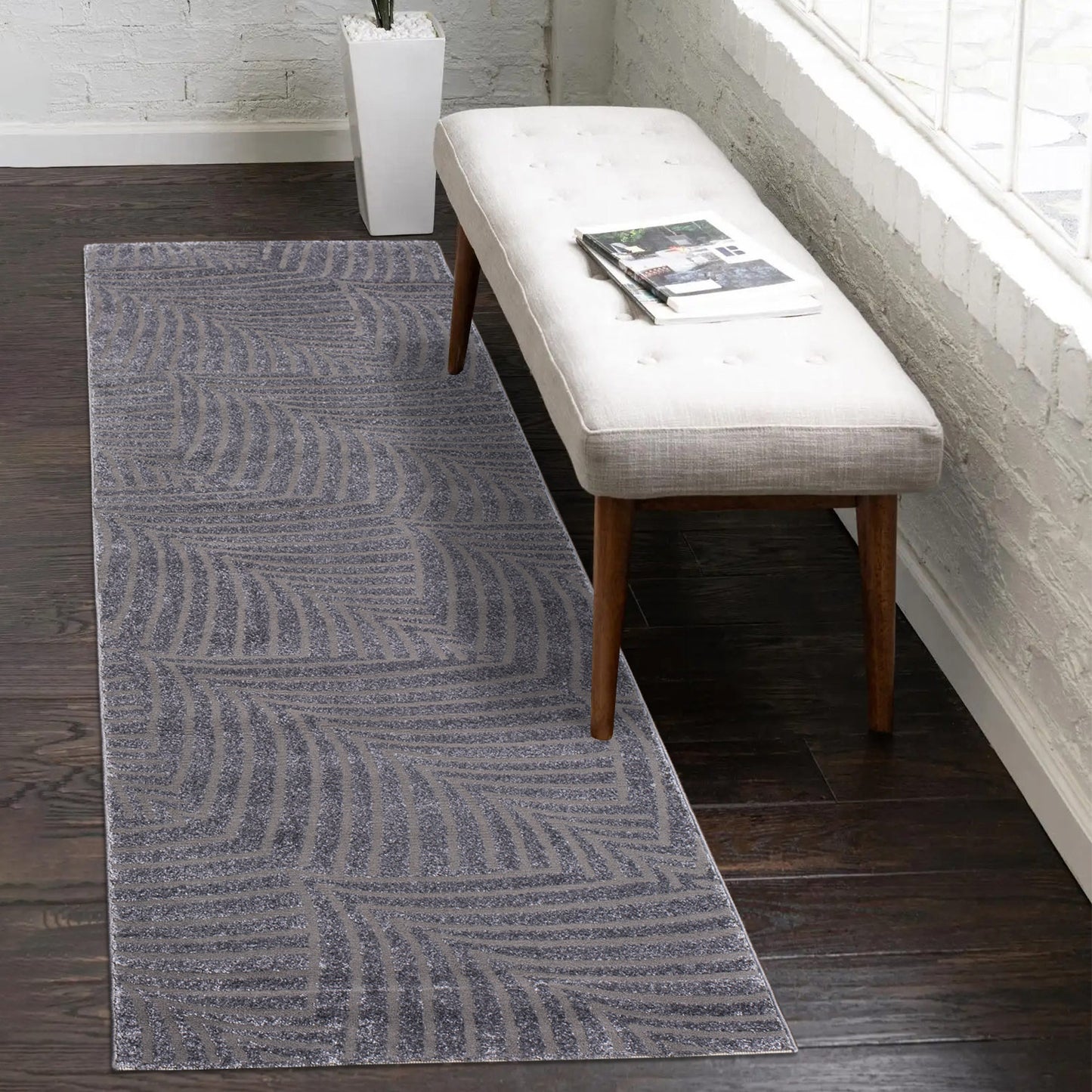 Lovely 648 grau / Moderner hochwertiger Designer Teppich