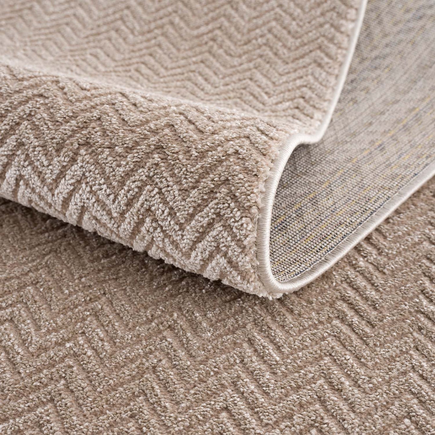 Lovely 805 beige / Moderner hochwertiger Designer Teppich