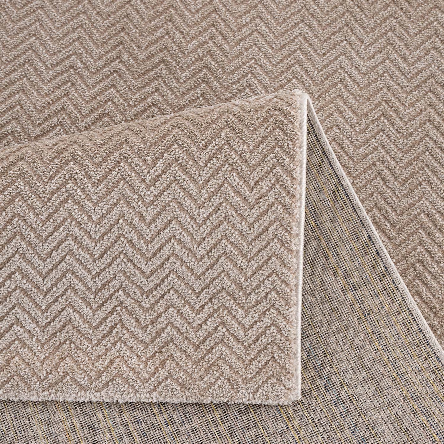 Lovely 805 beige / Moderner hochwertiger Designer Teppich