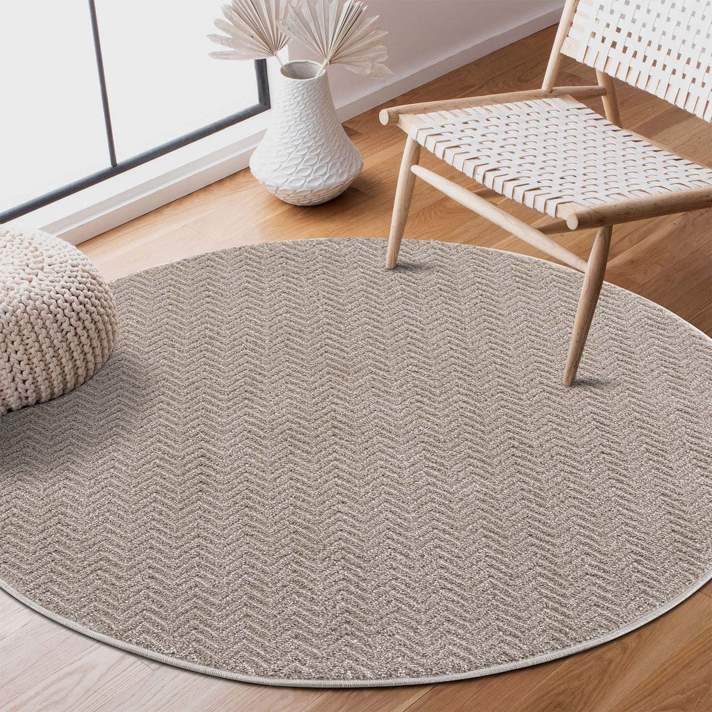 Lovely 805 beige / Moderner hochwertiger Designer Teppich