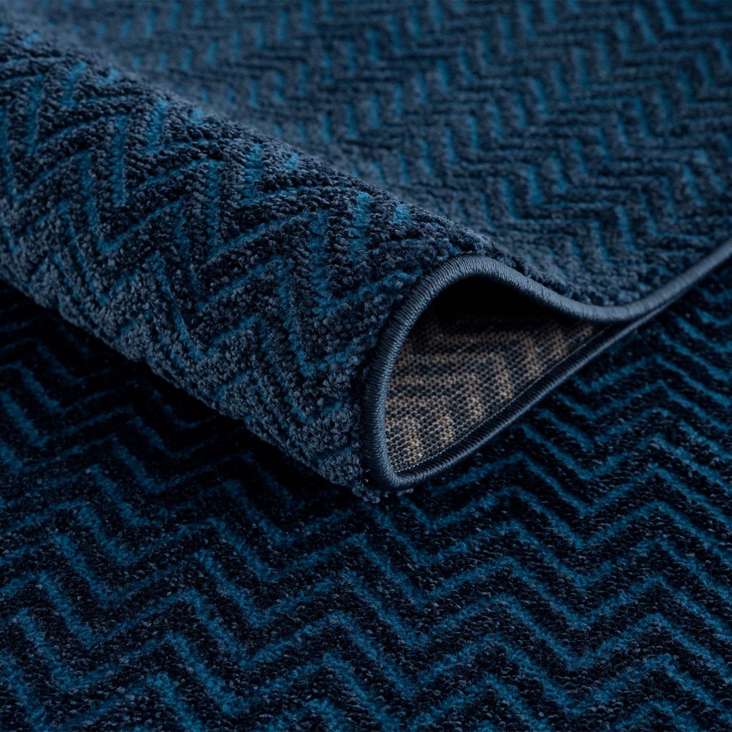 Lovely 805 blau / Moderner hochwertiger Designer Teppich