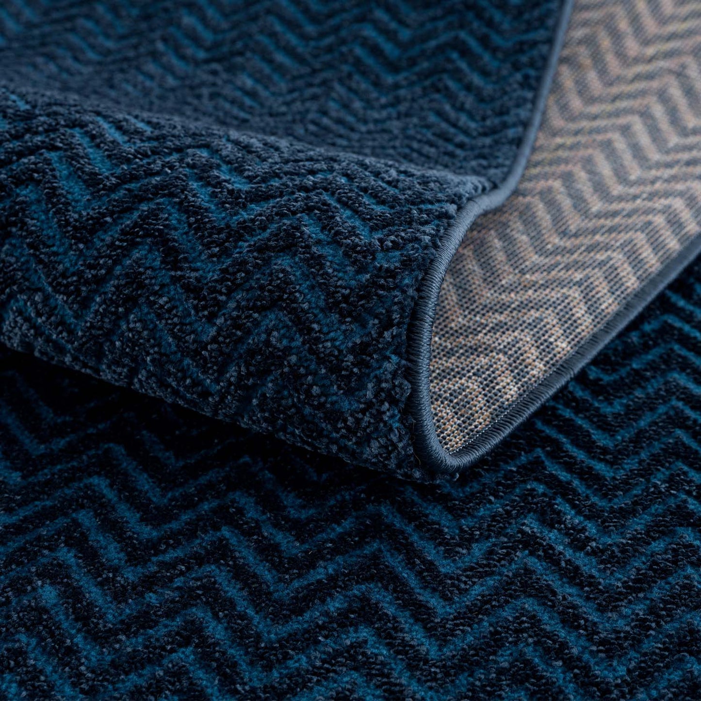 Lovely 805 blau / Moderner hochwertiger Designer Teppich