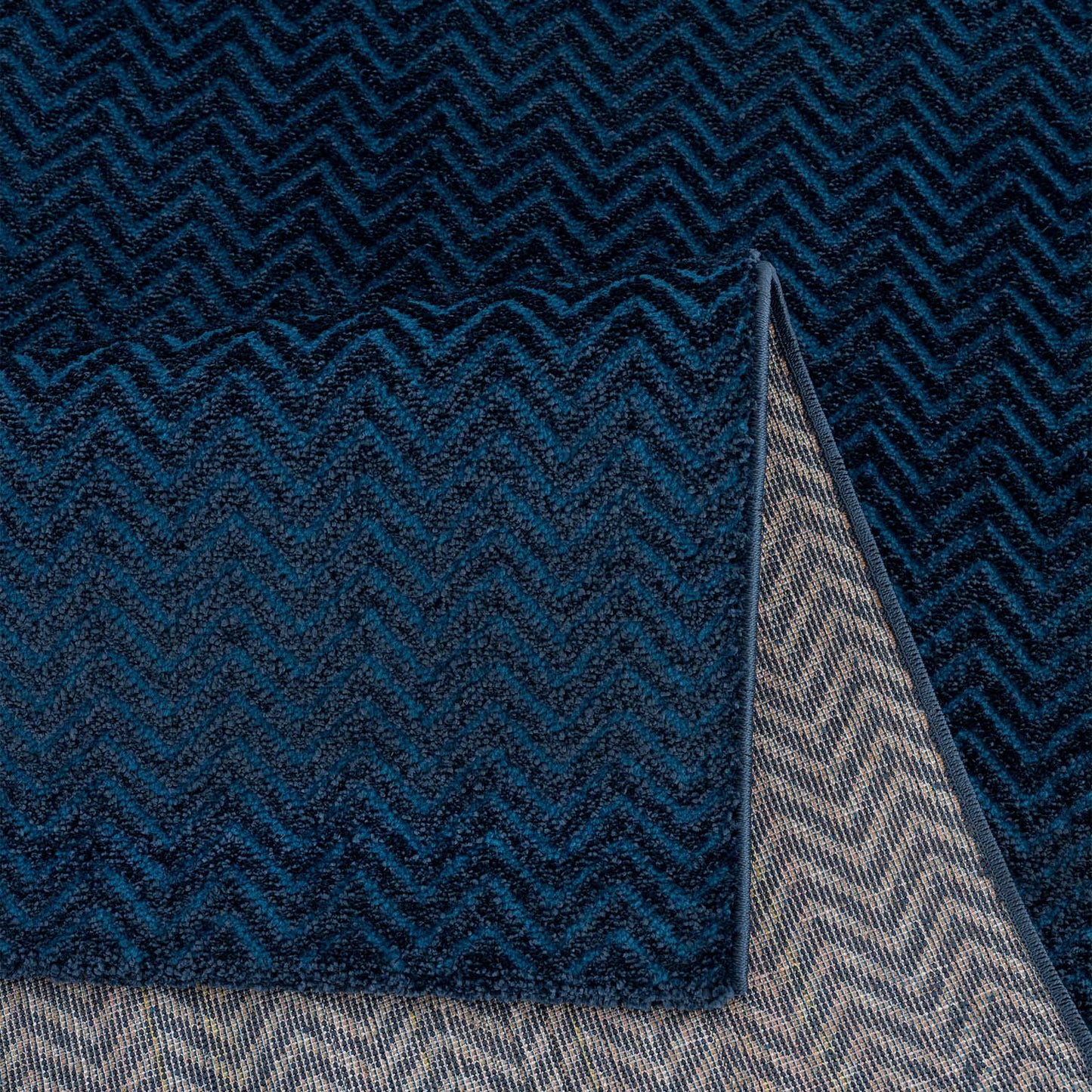 Lovely 805 blau / Moderner hochwertiger Designer Teppich