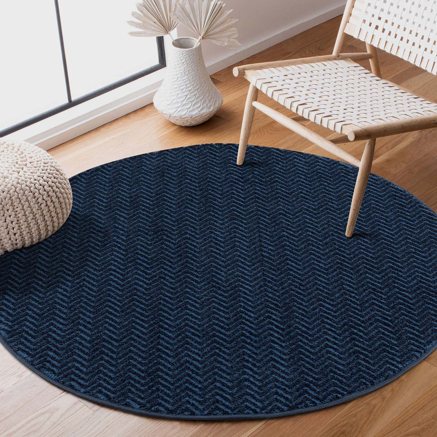 Lovely 805 blau / Moderner hochwertiger Designer Teppich