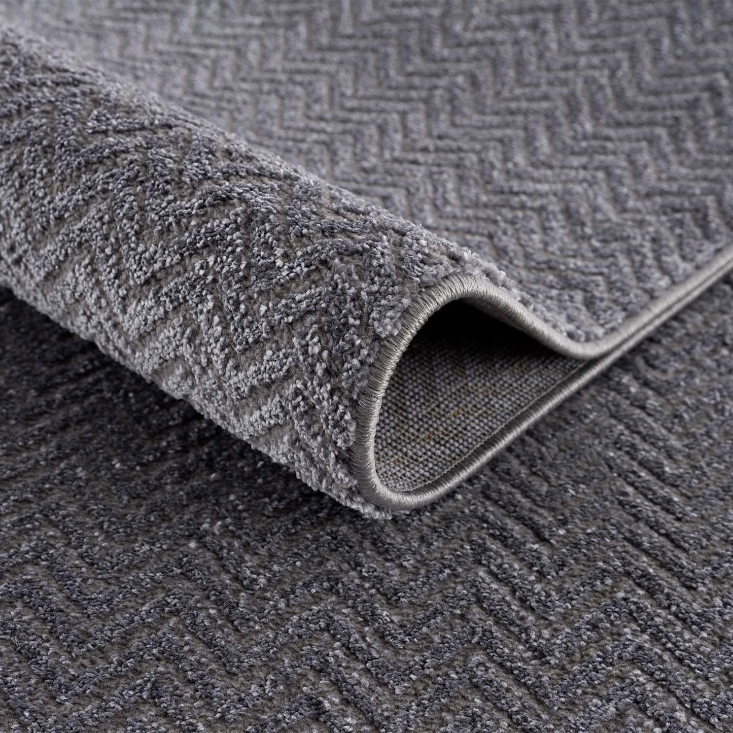 Lovely 805 grau / Moderner hochwertiger Designer Teppich
