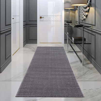 Lovely 805 grau / Moderner hochwertiger Designer Teppich