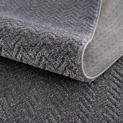 Lovely 805 grau / Moderner hochwertiger Designer Teppich