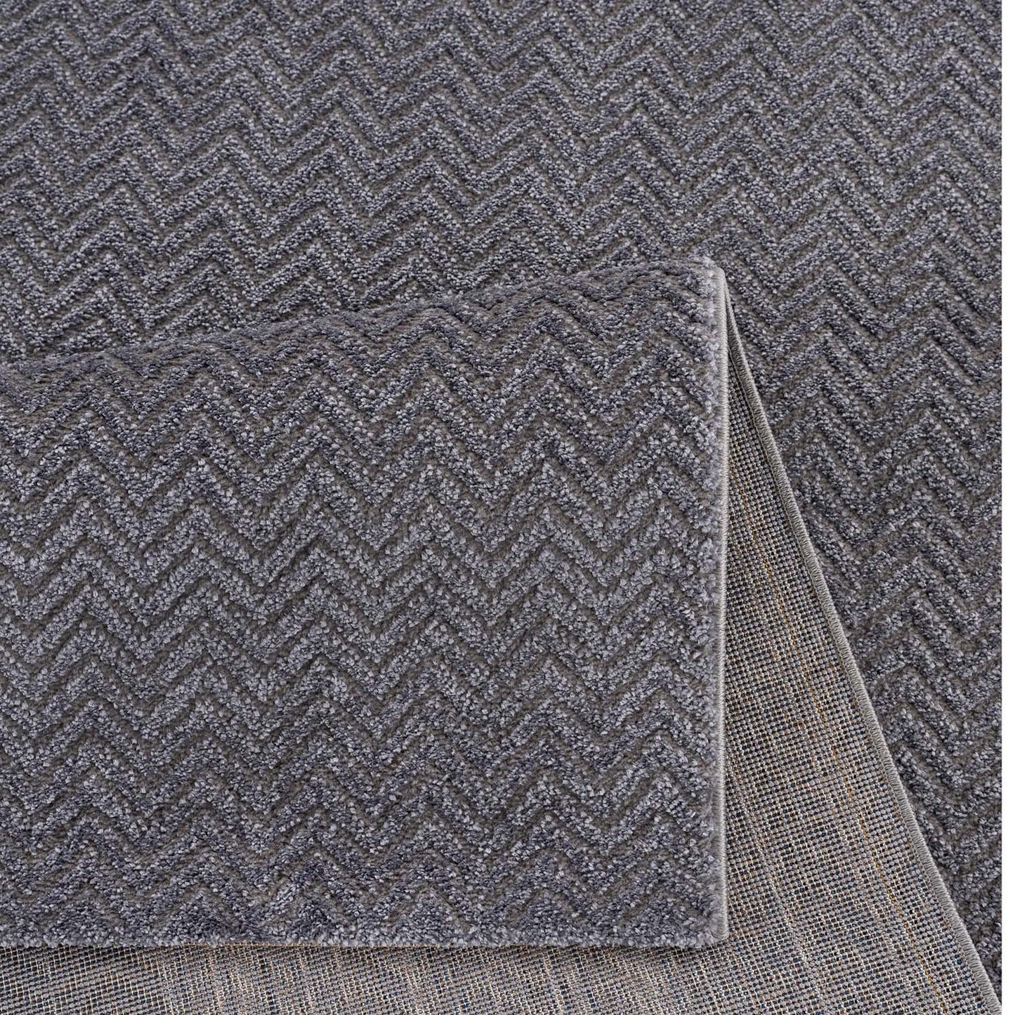 Lovely 805 grau / Moderner hochwertiger Designer Teppich