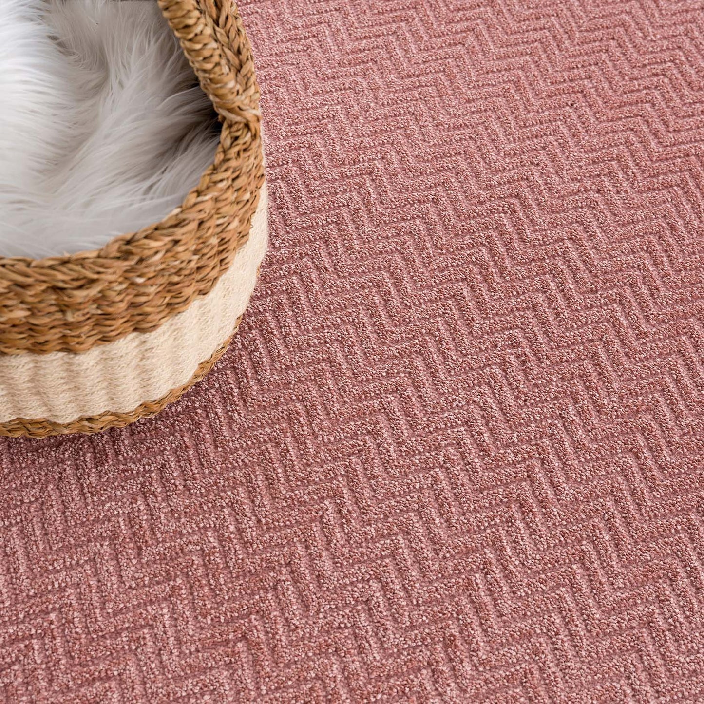 Lovely 805 rosa / Moderner hochwertiger Designer Teppich