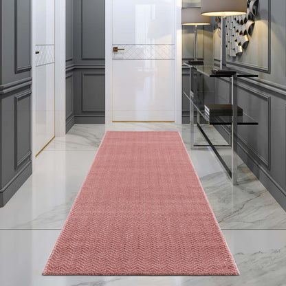 Lovely 805 rosa / Moderner hochwertiger Designer Teppich