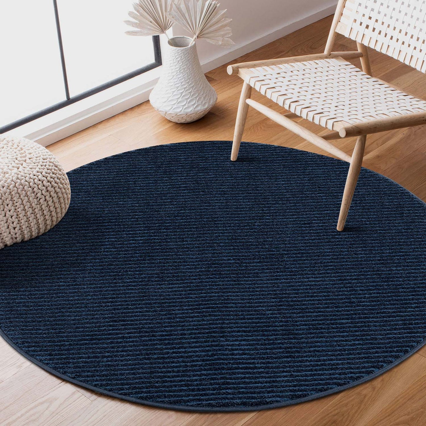 Lovely 900 blau / Moderner hochwertiger Designer Teppich