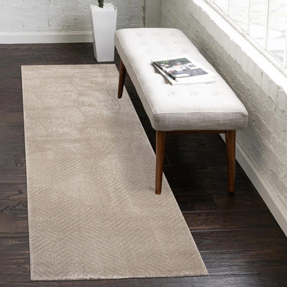 Lovely 904 beige / Moderner hochwertiger Designer Teppich