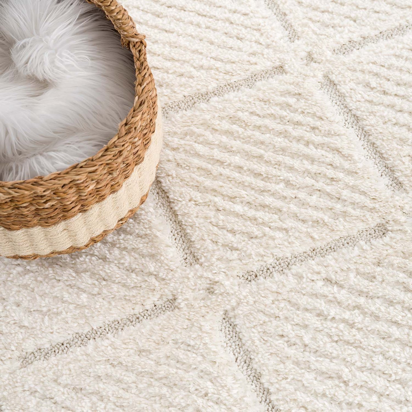 Fortino 2997 creme Landhaus-, Boho & Skandi Stil Teppich