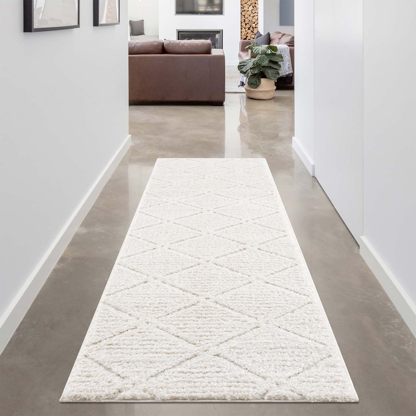 Fortino 2997 creme Landhaus-, Boho & Skandi Stil Teppich