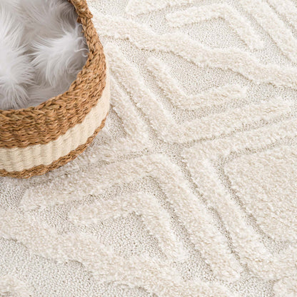 Fortino 3382 creme Landhaus-, Boho & Skandi Stil Teppich