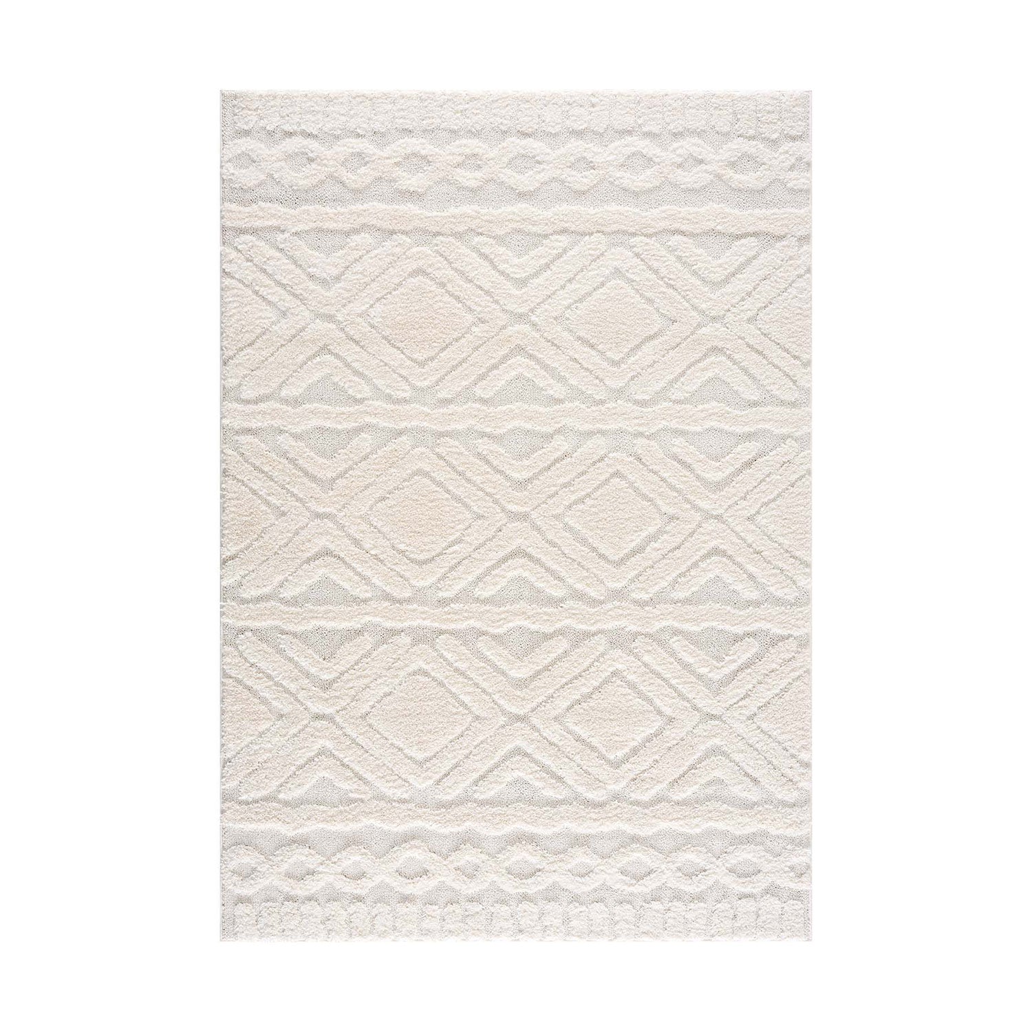 Fenya 3382 creme Boho-Skandi-Stil Teppich