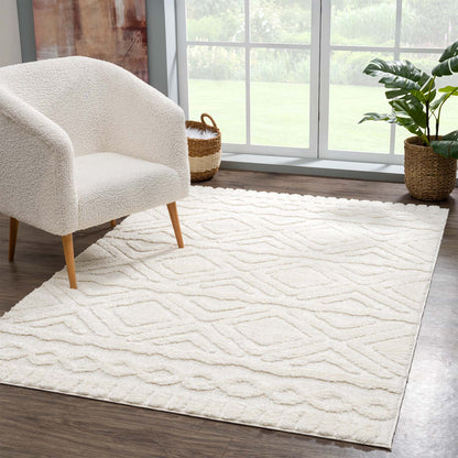 Fortino 3382 creme Landhaus-, Boho & Skandi Stil Teppich