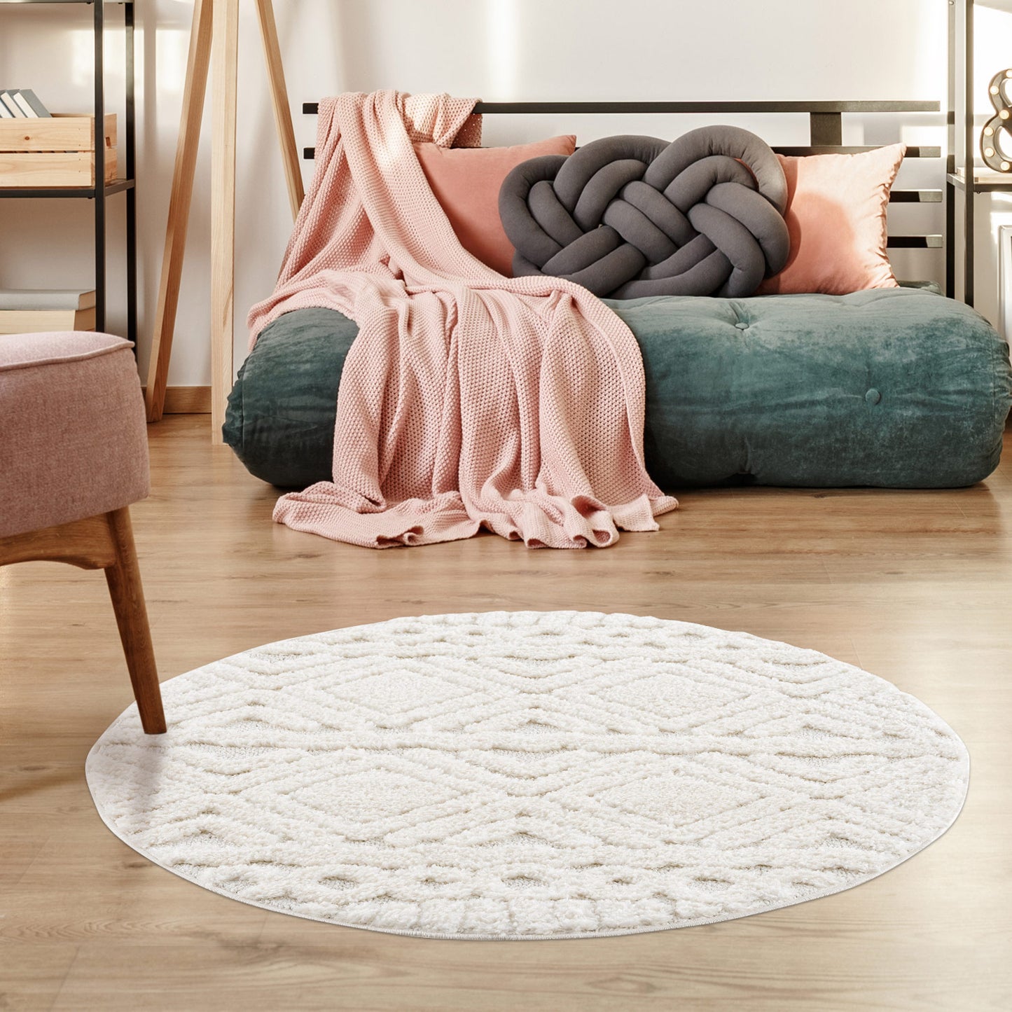 Fortino 3382 creme Landhaus-, Boho & Skandi Stil Teppich