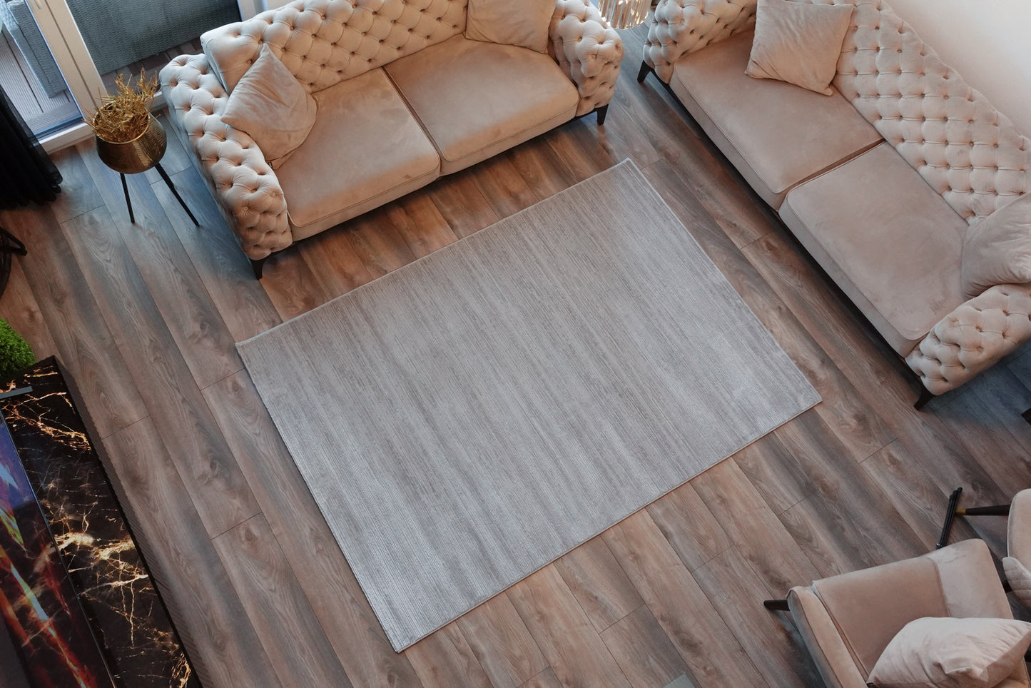 Lima 6050 grau hochqualitativer Moderner Designer Teppich