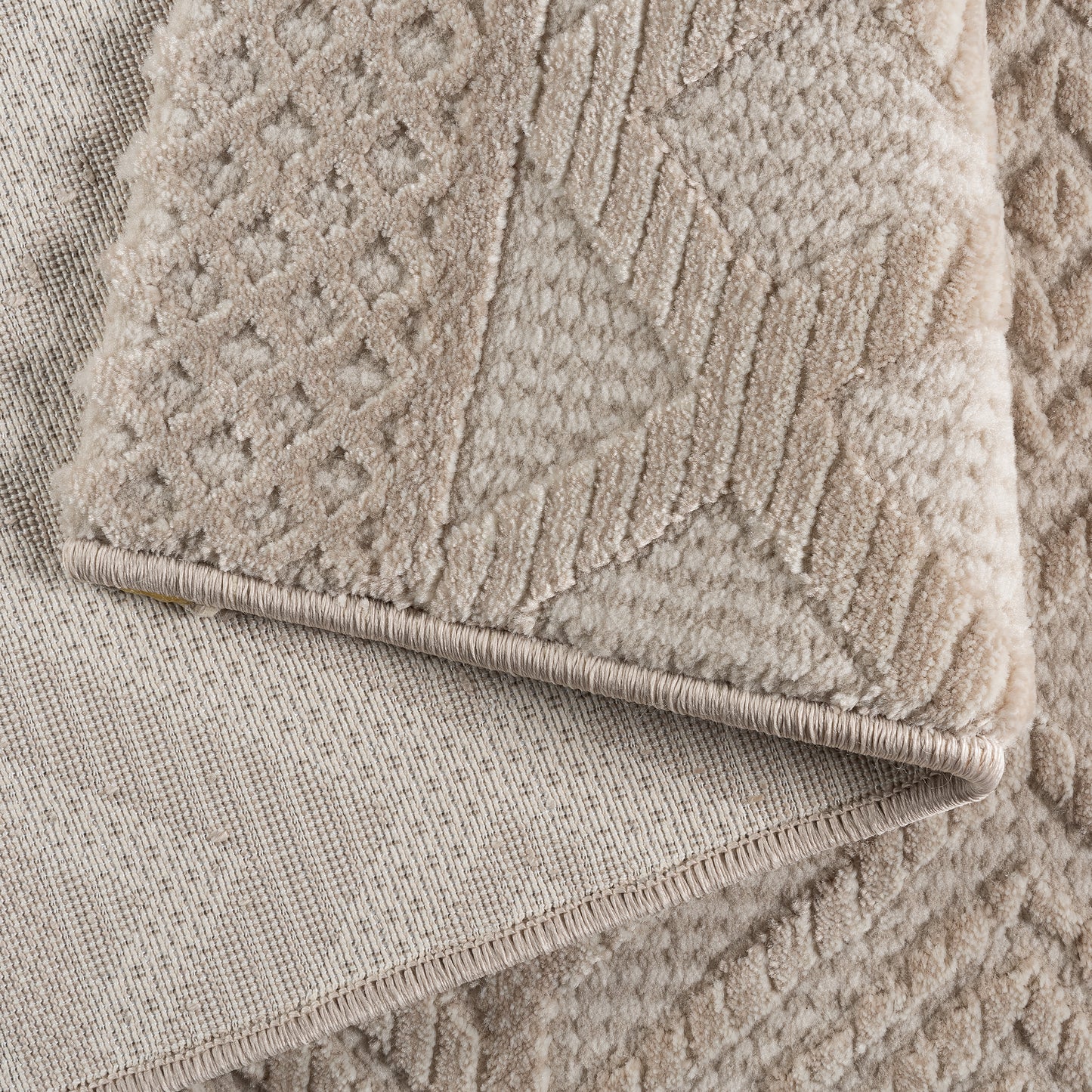 Melissa 6100 beige hochqualitativer Moderner Designer Teppich, atemberaubende Musterungen