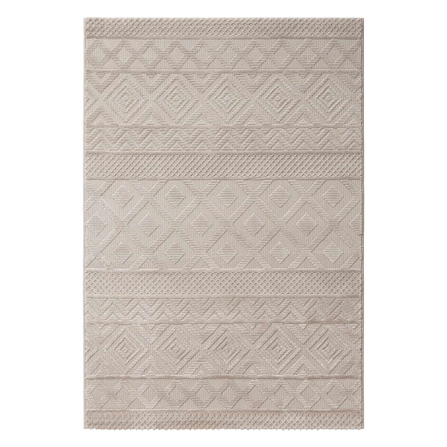 Melissa 6100 beige hochqualitativer Moderner Designer Teppich, atemberaubende Musterungen
