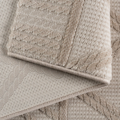 Melissa 6200 beige hochqualitativer Moderner Designer Teppich, atemberaubende Musterungen