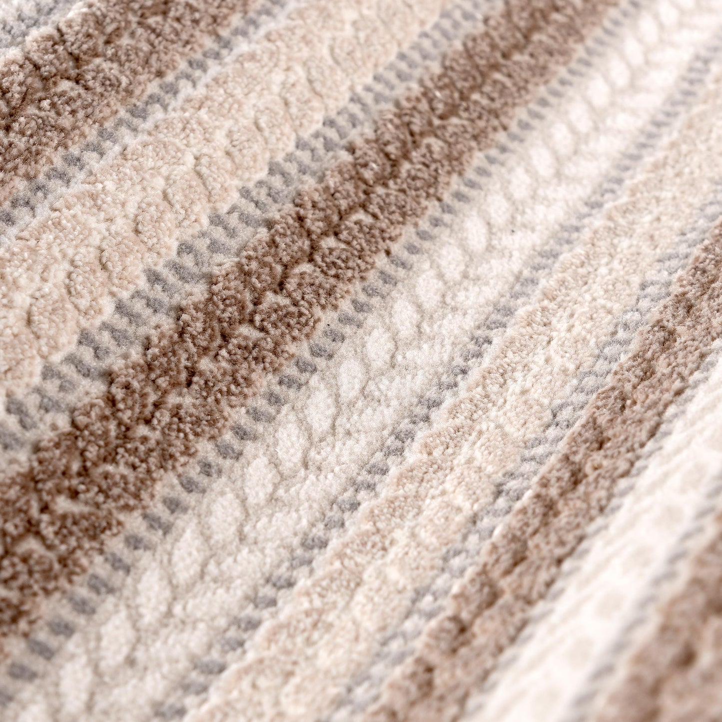 Melissa 6400 beige hochqualitativer Moderner Designer Teppich, atemberaubende Musterungen