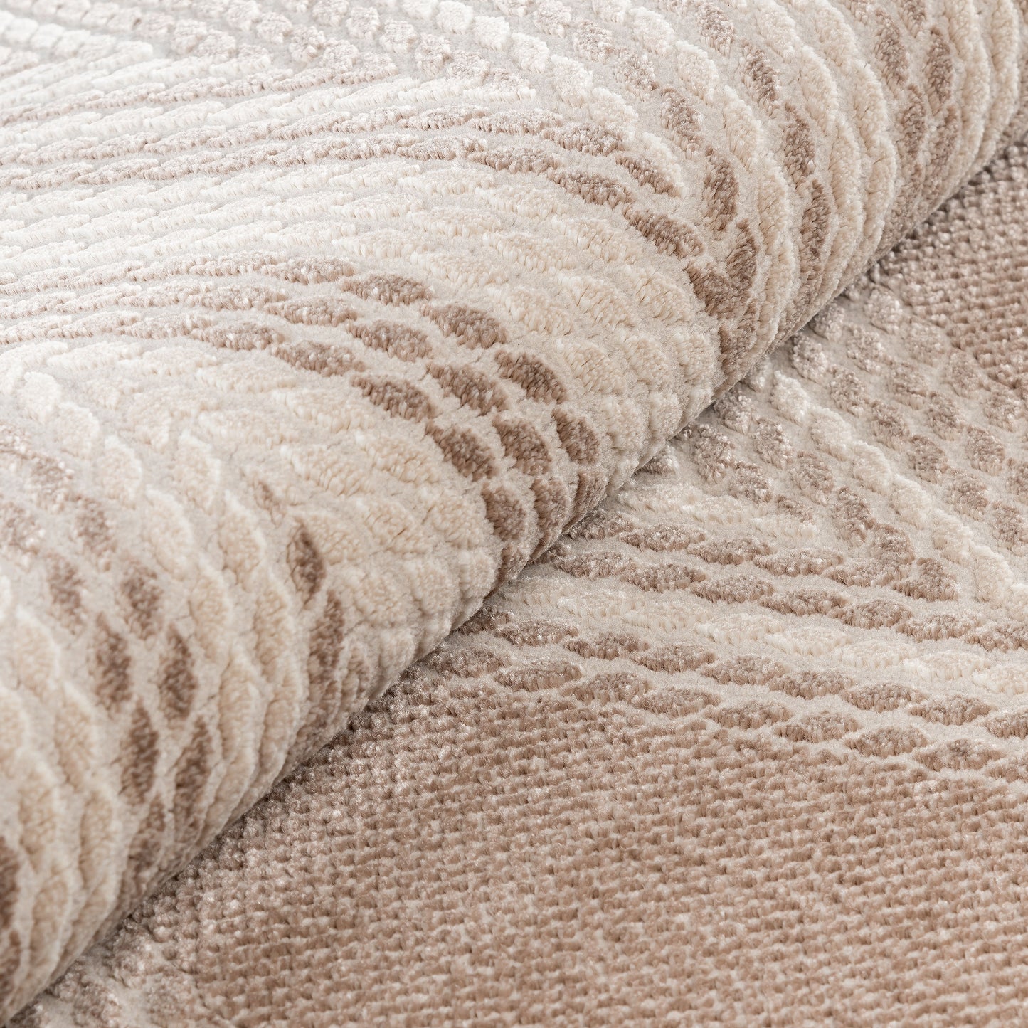 Melissa 6500 beige hochqualitativer Moderner Designer Teppich, atemberaubende Musterungen