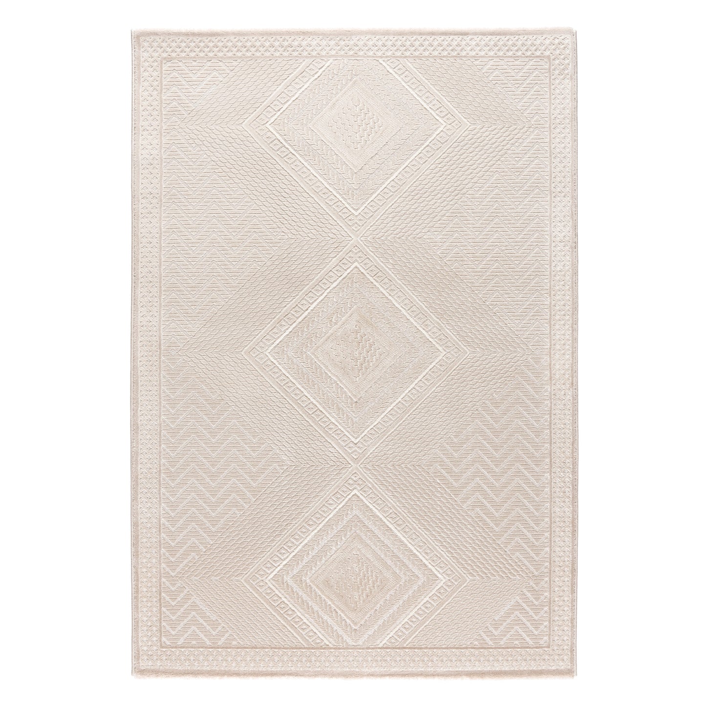 Melissa 6600 beige hochqualitativer Moderner Designer Teppich, atemberaubende Musterungen