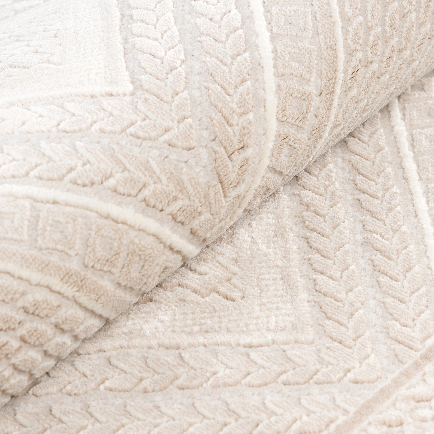 Melissa 6600 beige hochqualitativer Moderner Designer Teppich, atemberaubende Musterungen