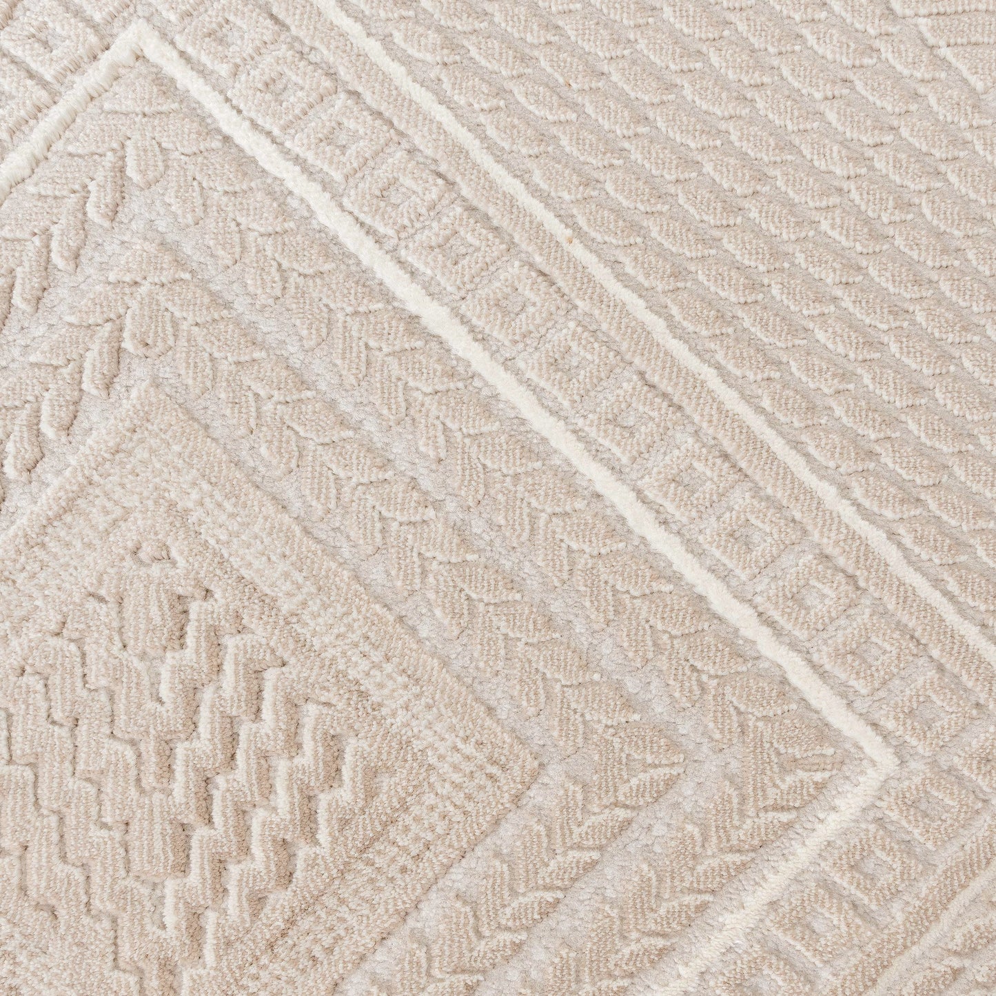 Melissa 6600 beige hochqualitativer Moderner Designer Teppich, atemberaubende Musterungen