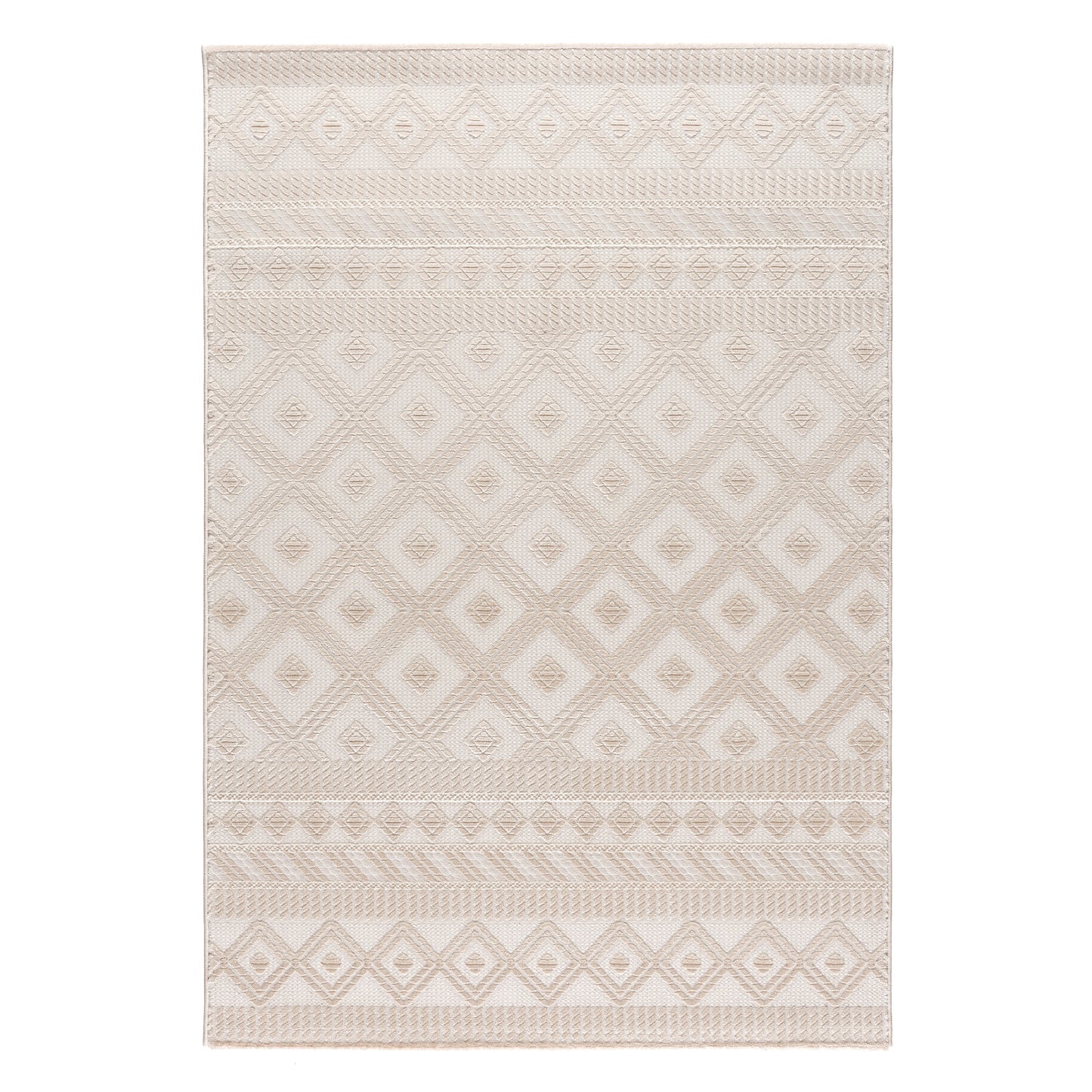 Melissa 6700 beige hochqualitativer Moderner Designer Teppich, atemberaubende Musterungen