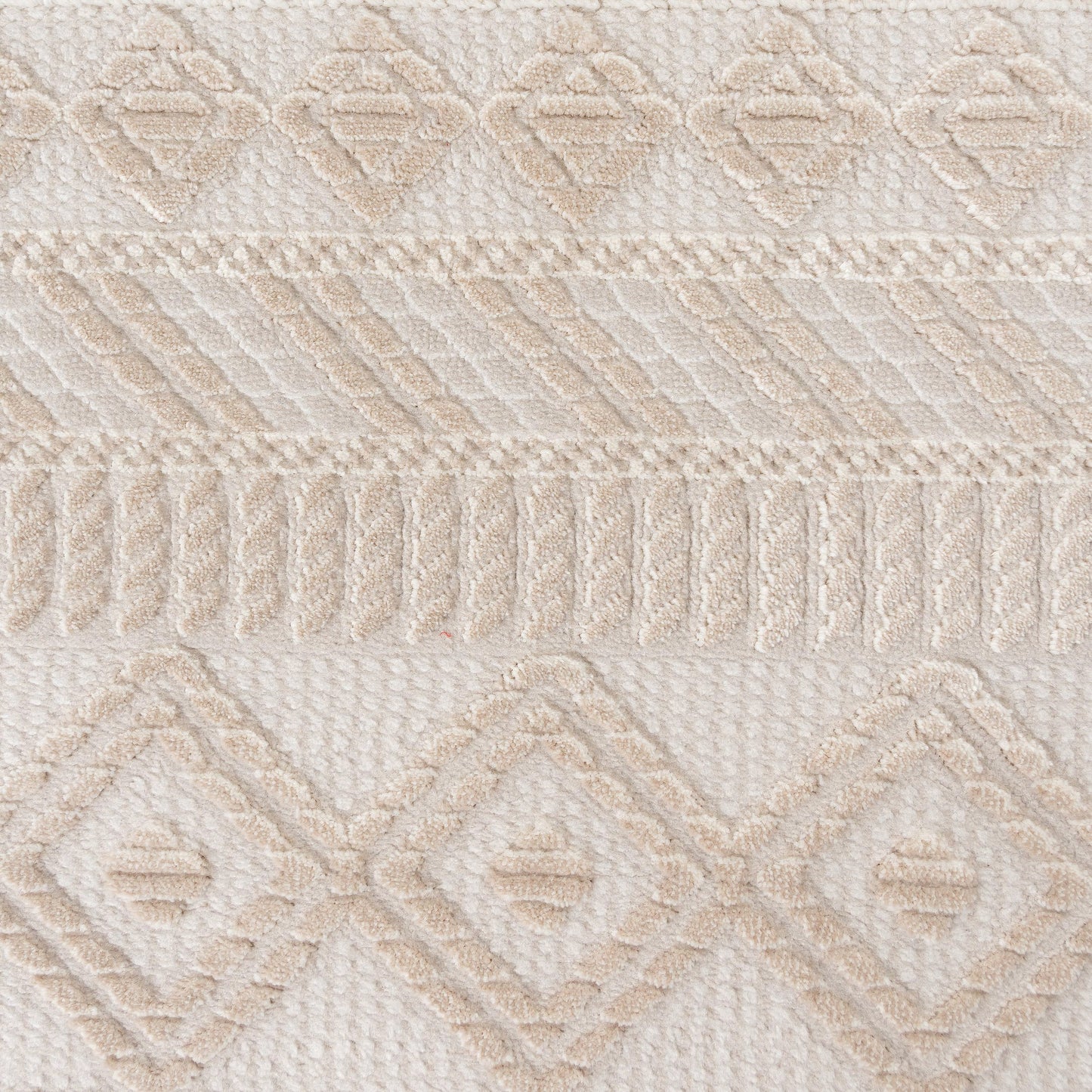 Melissa 6700 beige hochqualitativer Moderner Designer Teppich, atemberaubende Musterungen