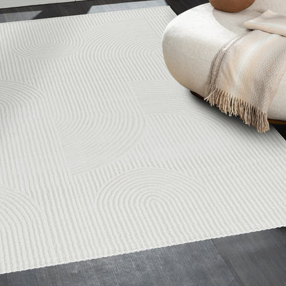 Maya 1100 creme Moderner Designer Teppich