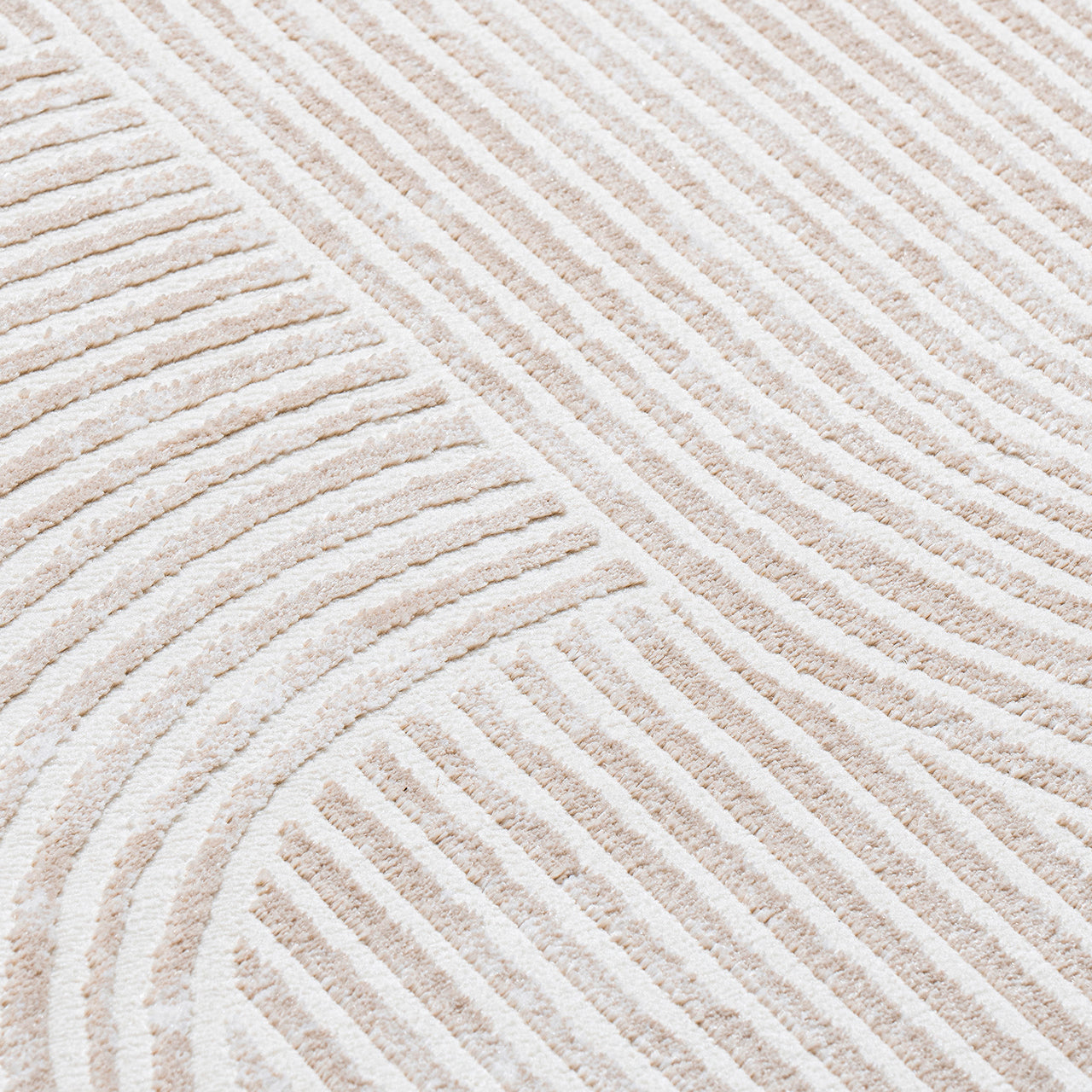 Maya 1120 beige Moderner Designer Teppich