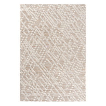 Maya 1320 beige-creme Moderner Designer Teppich