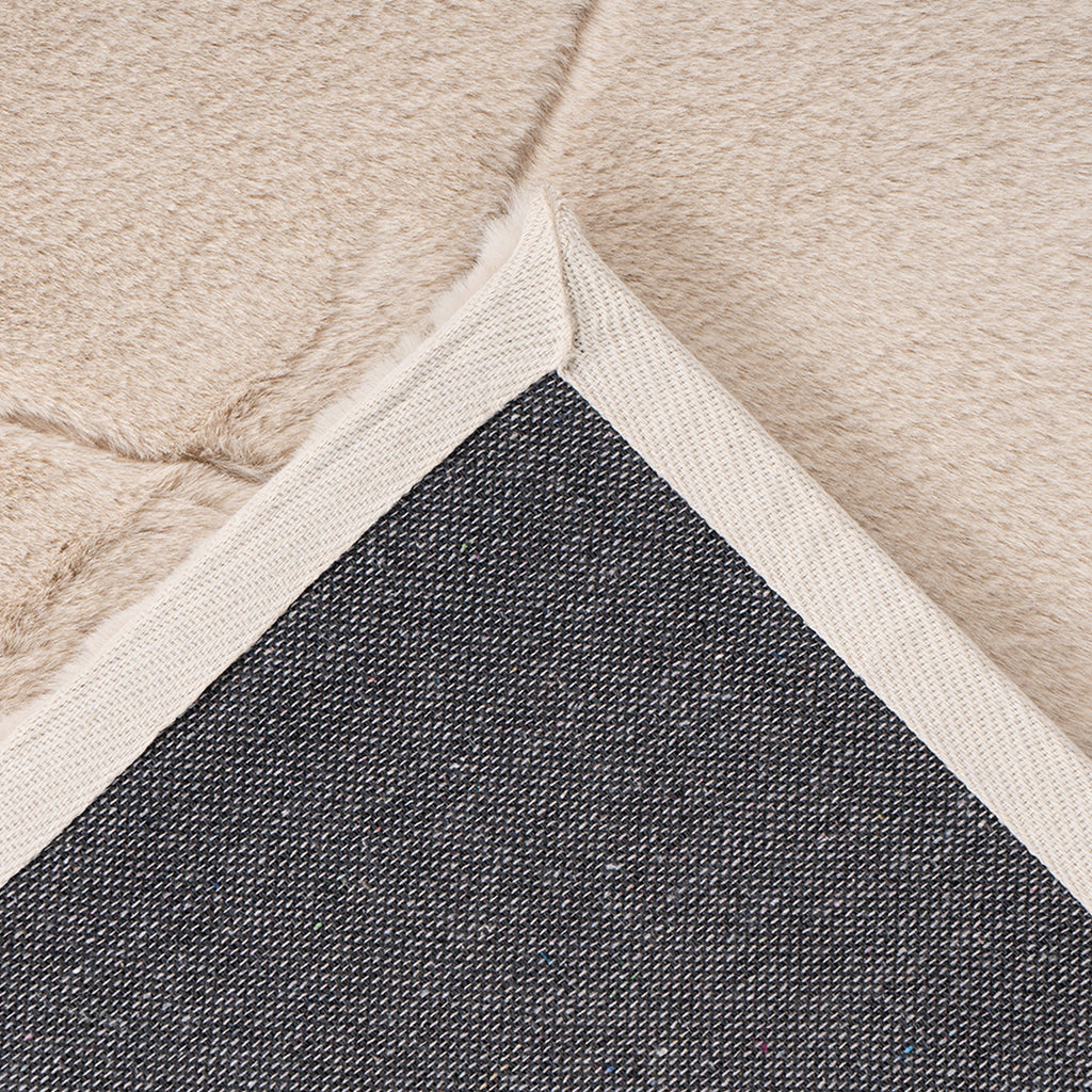 Soft 600 beige, Plüschteppich kuschelig & weich