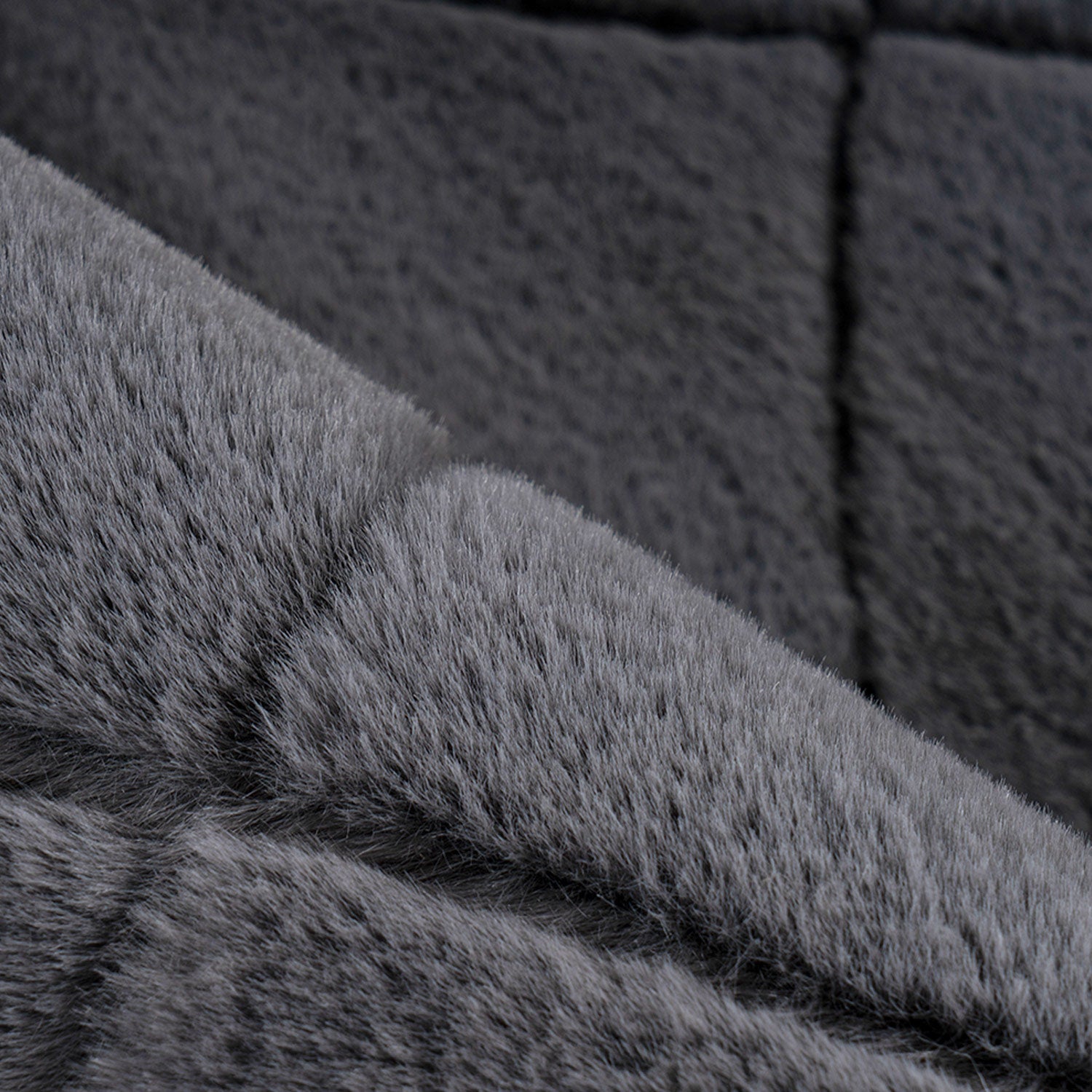 Soft 600 anthrazit, Plüschteppich kuschelig & weich