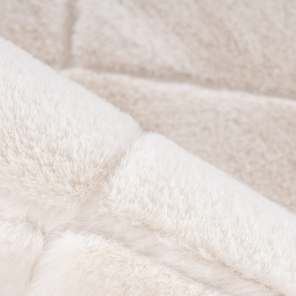 Soft 600 ivory, Plüschteppich kuschelig & weich