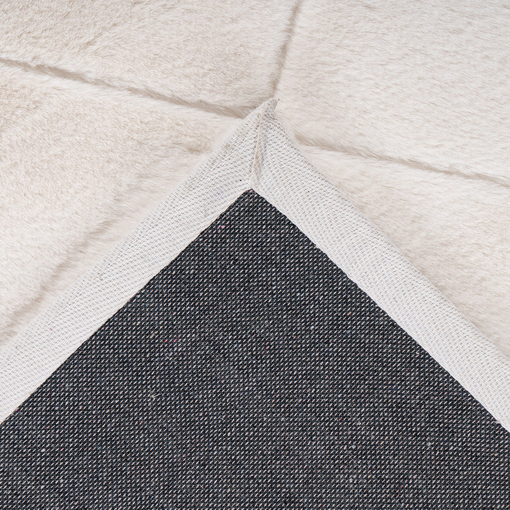 Soft 600 ivory, Plüschteppich kuschelig & weich